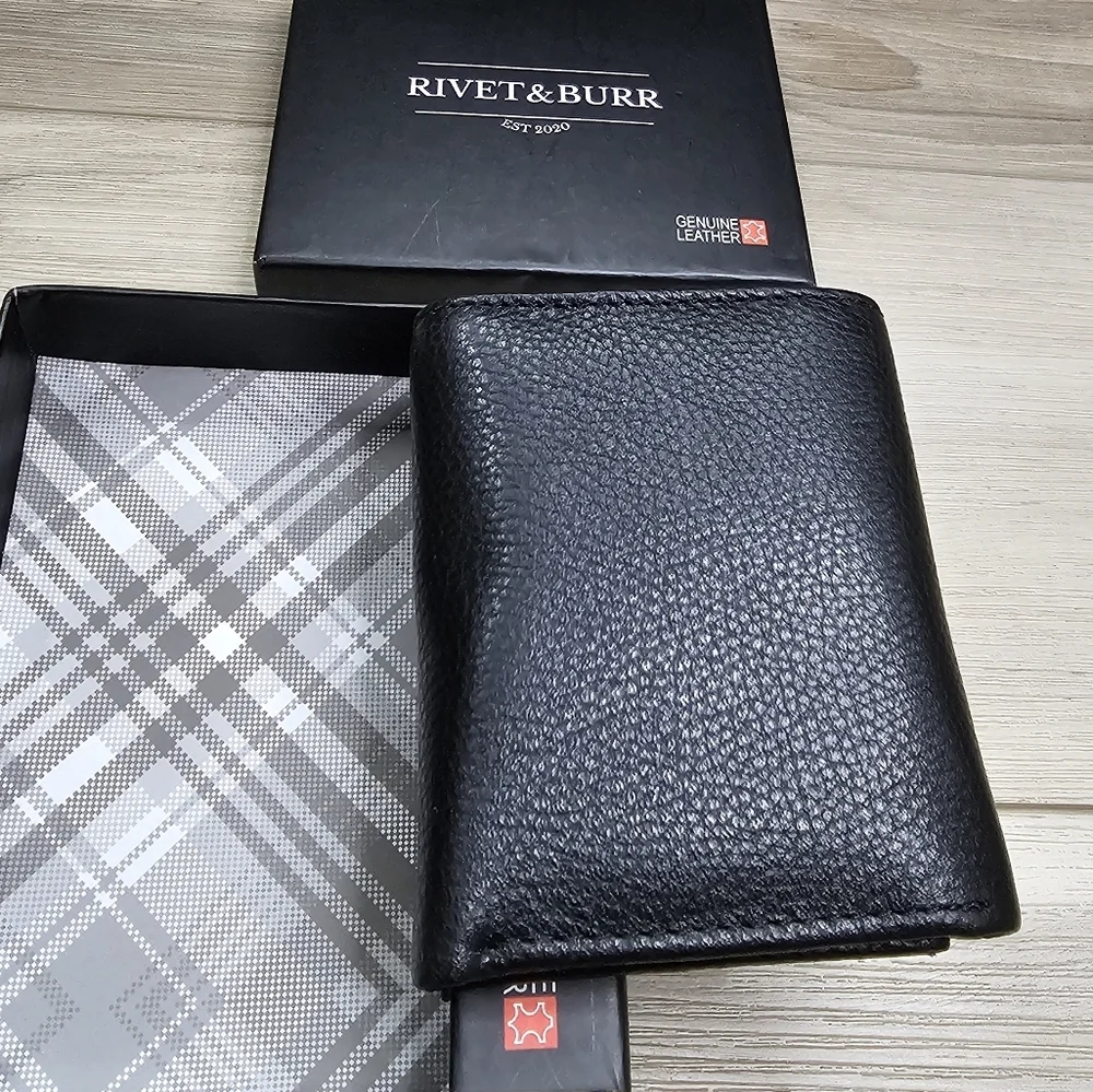 RIVET & BURR RFID Blocker Mens Wallet